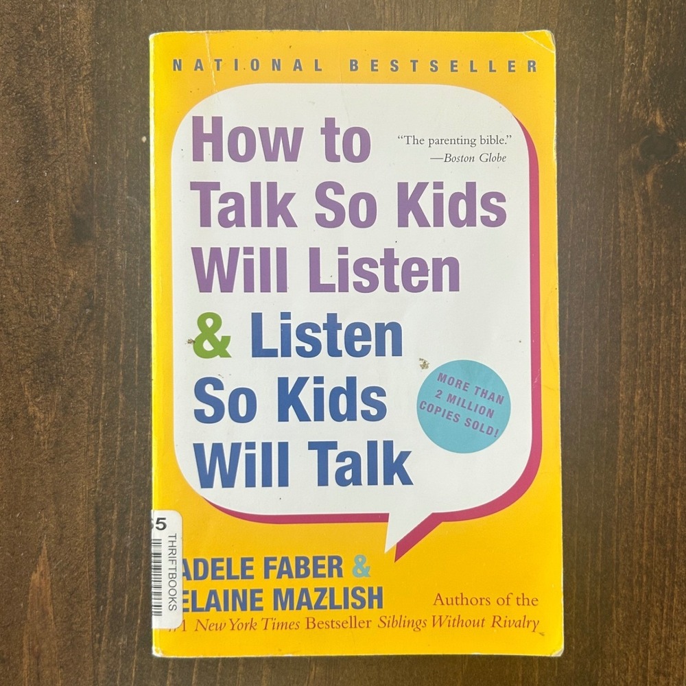 Harper How to Talk So Kids Will Listen Book Paperback 2012 Child‎ Psychology
